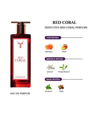 Rad Coraal Eau De Parfum - Citrus Floral Warm and Woody notes Evoke a hypnotic allure notes Experience the power of Luxury Fragrance For Unisex 1.69 fl (50ml) - Buy Online on GoSupps.com