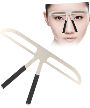 Beavorty eyebrow measure ruler eyebrow stencil positioning DIY ruler calipers t tool Three-point positioning 1 count (Pack of 1) As Shown - Buy Online on GoSupps.com