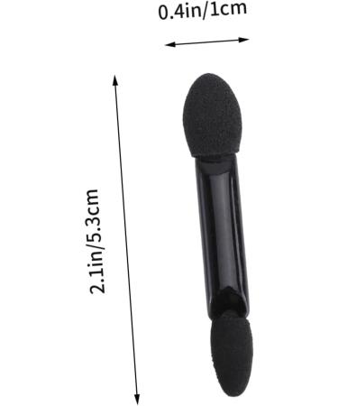 Healeved 10pcs Eye Shadow Sponge Applicator Eye Shadow Applicator Eyeshadow Strips Maquillaje Kit Fard Black - Buy Online on GoSupps.com