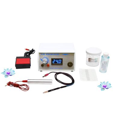 V2R Home or Professional Electrolysis System for Permanent Hair Removal with Variety Pack