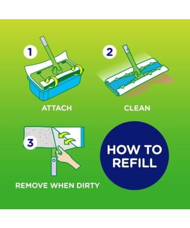 Swiffer Sweeper XL Wet Pad Refills - Open Window Fresh - 12 Ct (Pack of 2) - Buy Online on GoSupps.com