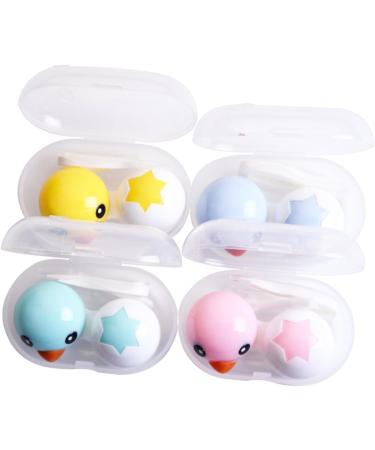 Healeved 8-PK Contact Lens Container Case - Durable Lens Holders with Duck Design for Safe Storage - Buy Online on GoSupps.com