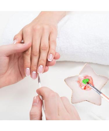 Resin Nail Art Palette Star Shaped Painting Color Mixing Plate Cosmetic Mixing Tools White nail gel display board - Buy Online on GoSupps.com