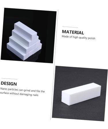 Beavorty Nail Sanding Buffer toenail File Nail Emery Board Nail Files Sand Paper Buffing Block Pedicure Nail File Nail Files Board Nail File Kit Baby Double Sided Cosmetic White - Buy Online on GoSupps.com