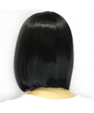 Short Black Straight Hair Wig for Women - Heat Resistant Cosplay & Party Wear - Buy Online on GoSupps.com
