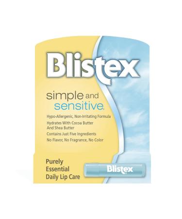 Blistex sencilla y Sensible Lip Moisturizer 0 15 oz (Pack of 1)