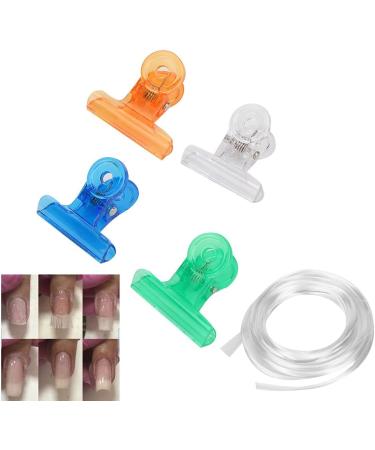 Fiberglass Nails 50 Cm Nail Fiberglass with 4 Piece Nail Clips Acrylic Nail Tip Clips Salon Tools Nail Extensions Salon Nail Tool Set Professional Nail Salon Nail Fiberglass Extension Kit - Buy Online on GoSupps.com