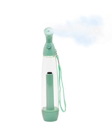 Visage - Portable Visage Hydratant Petit Appareil de Brumisation Manuel et Portatif L ger pour Soins de la Peau Maquillage des Yeux Camping et Voyage pour Femmes et Hommes Vert