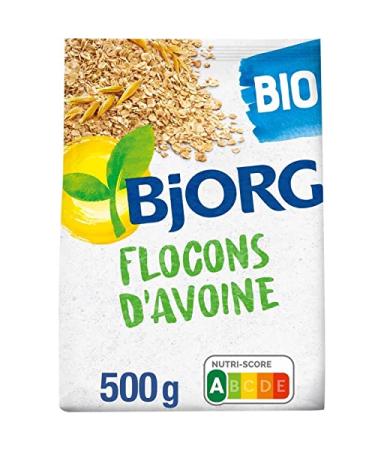 BJORG - Oat Flakes 500G - Pack of 4 - Special Offer