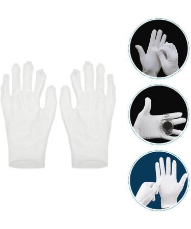 PATKAW 12 Pairs Moisturizing Overnight Gloves Working Cotton Gloves White Cotton Gloves for Dry Hands - Buy Online on GoSupps.com