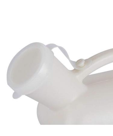 Men's Urinal with Hand held Portable Urine Cup Urinals for Men Thick Firm Portable Urinal Urine Collection(White) - Buy Online on GoSupps.com