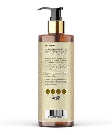 Cucumber Face Wash 200ml with Aloe Vera Face Wash for men and women Made With Cucumber extract & Aloe vera gel.Pure Vegan Natural Cruelty Free by Ireya Ayurveda - Buy Online on GoSupps.com