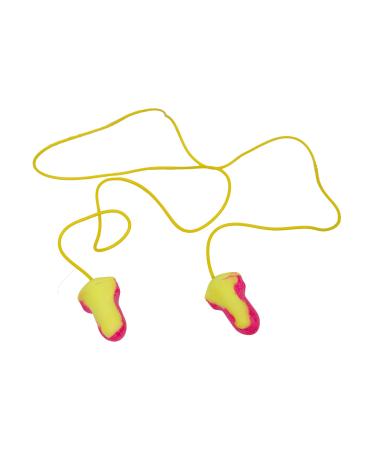 Honeywell Howard Leight LL-30 Laser Lite Single-Use Earplugs Corded 32NRR Magenta/Yellow