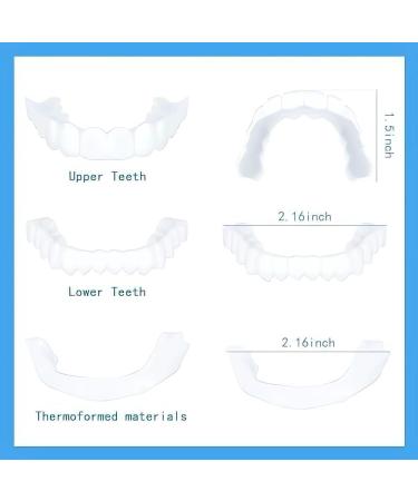 2 Pairs Beautiful Smile Regain Confident Smile for Women and Men Nature and Comfortable(1.0) - Buy Online on GoSupps.com