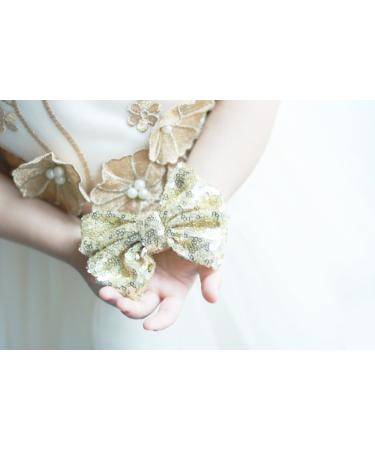 Missgrace Hot Gold Hair Bow - Girls Hair Clips Accessories - Buy Online on GoSupps.com