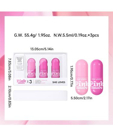 SWETIYOU Lip Stain Set B - Long-Lasting Waterproof Capsule Pills Tint for Women Makeup - Buy Online on GoSupps.com