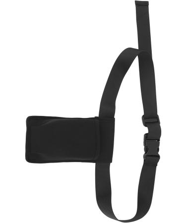 Lightweight Black Massage Oil Waist Bag | Spa & Massage Lotion Carrier - Perfect for Massagers - Buy Online on GoSupps.com