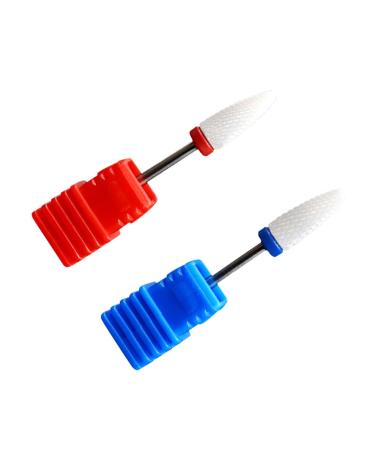 minkissy Gel Removal 2pc Manicure Drill Bits Set Nail Remove Dead Skin