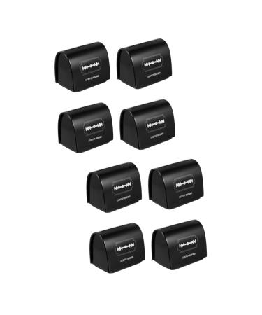 Beaupretty 8 STK Klinge Storage Box Blade dispenser. Razor blades Bank Safety Disposal Box from Tin Bank Recycling Razor Fall Man Razier Storage Book iron 6.5x4.5x6cmx2pcs blackx2st