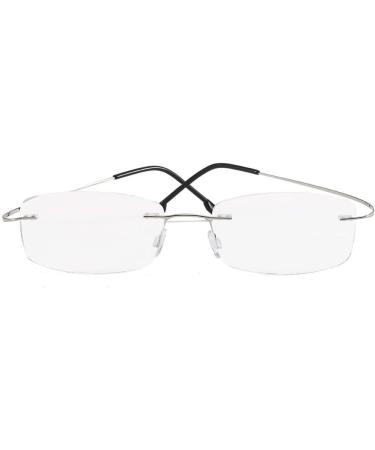 Rimless Titanium Reading Glasses for Men & Women - Super Light +1.50 - International Shipping - Buy Online on GoSupps.com