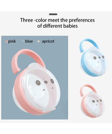 Vreplrse Baby Pacifier Storage Box | Reusable Portable Travel Holder for Newborns & Toddlers - Beige - Buy Online on GoSupps.com