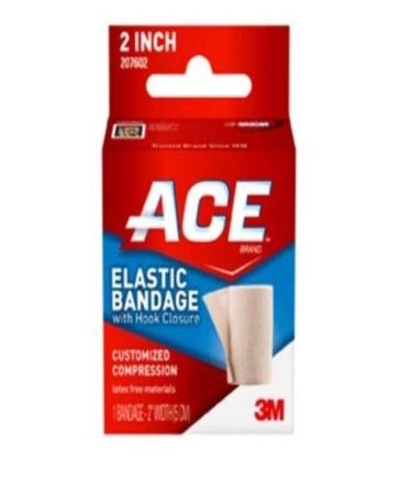 3M 207603 Health Care ACE Elastic Bandage with Hook Closure Tan 3" Width Pack of 72