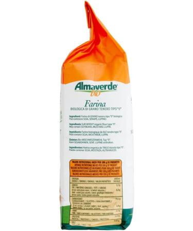  Italian Gourmet E.R. Organic wheat flour Almaverde Type "0" used for all kitchens 1000g + Italian Gourmet Polpa 400g - Buy Online on GoSupps.com