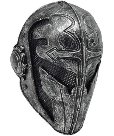 FMA Black Silver Wire Mesh Full Face Paintball Mask - Templar Protection - Buy Online on GoSupps.com