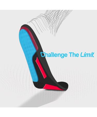High Impact Athletic Sports Insoles | USA Technology 2022 | Unisex | M 8.5-10 / W 9.5-10.5 | Black - Buy Online on GoSupps.com