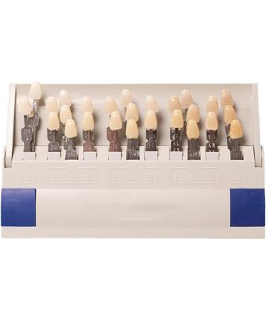 Teeth Shade Guide: 29 Colors Comparison - Removable Tooth Bleaching Whitening Chart - Buy Online on GoSupps.com