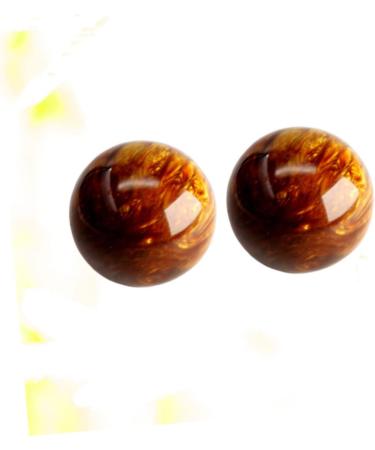 Healvian Mini Wooden Baoding Balls - 2pc Finger Massage & Relaxation - Chinese Style Health Balls for Exercise & Fitness (5cm) - Buy Online on GoSupps.com
