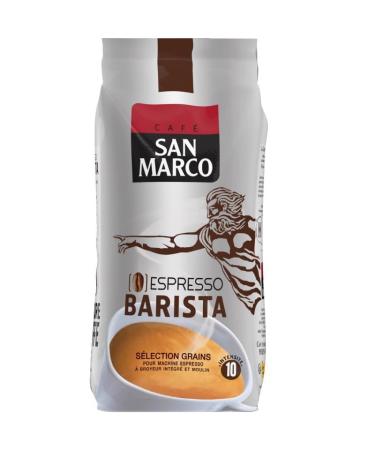 SAN MARCO - San Marco Caf Barista Grains 1Kg - Lot De 2 - Vendu Par Lot