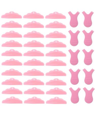 15 Pairs of Small Lash Lifting Silicon Curlers Shields Pads Pink & 10 Y Combs for Lash Lift Perming Lifting Small Size Eyelash Lifting Perming Curlers Pads Shields Eyeluvlashes