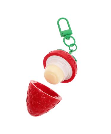 FRCOLOR Strawberry Moisturizing Lip Balm Lip Balm Strawberry Cute Lip Cream Traveling Lip Cream Lovely e Traveling Women e