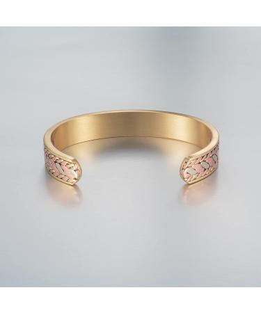 Enermagix Magnetic Copper Bracelets for Men & Women - 99.9% Solid Copper Cuffs with 3513 Gauss Magnets - Buy Online on GoSupps.com