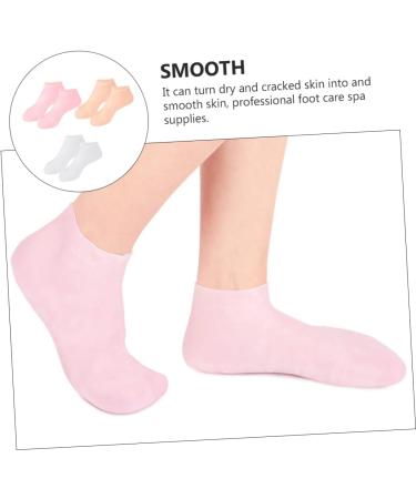 POPETPOP Foot Socks 3pairs Moisturizing Socks Feet Moisturizer Socks Womens Socks for Women Heel Spa Socks Foot Protection Covers Skin-Friendly Care Socks Moisturizing Foot Covers Elastic 16.5x8.5cm - Buy Online on GoSupps.com