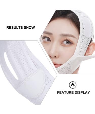 Beaupretty Anti-Aging Chin Strap for Facial Shaping - Women's Face Lifting White Fabric Belt - Buy Online on GoSupps.com
