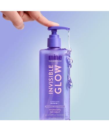 MineTan Clear Self Tanning Gel | Super Dark Invisible Tan Gel - Best Transfer Free Sunless Tanner Hydrating Quick Apply For a Dark Bronze Skin Finish Face & Body 8 Fl Oz - Buy Online on GoSupps.com