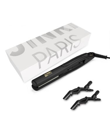 3 in 1 Hair Styling Tool: Straightening Brush Crimper and Flat Iron | Heated Brush for Smooth Anti-Frizz Hair | Electric Straightener