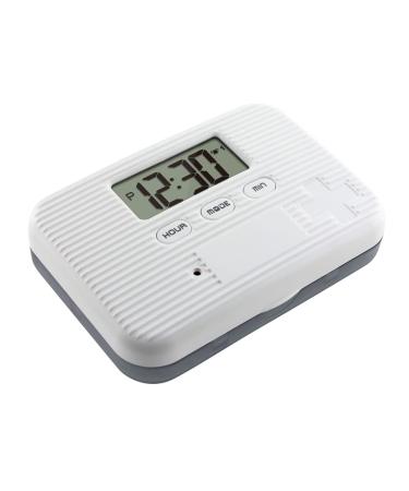 Electronic Pill Timer Pill Dispenser with Alarm Electronic Mini Pill Box Pill Organizer with LCD Display 6 Compartments Digital Pill Reminder for Daily