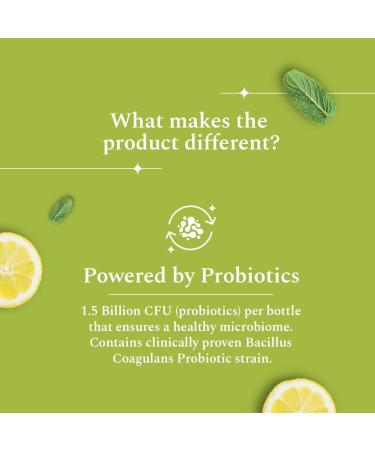 Buy Per_Fora Lemon Mint Mouth Wash - Probiotic Alcohol-Free Natural Freshener | 200ml - Buy Online on GoSupps.com