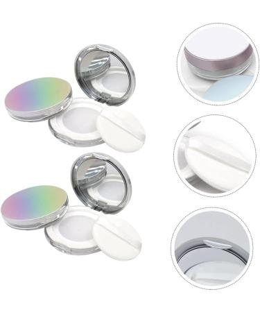 OHPHCALL Flour Holder 2PCS Box Powder box body powder loose face powder container Lovely Powder Cases Briquetting Miss Foundation Compact Case - Buy Online on GoSupps.com