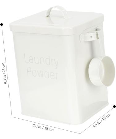 Didiseaon 2pcs Box Refillable Containers Laundry Holder Condensate Beads Bucket Dispenser Iron White 1 count (Pack of 1) Whitex2pcs - Buy Online on GoSupps.com