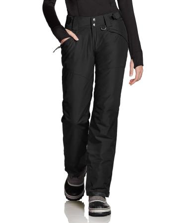 TSLA Women's Waterproof Insulated Ski Pants - Black Small Short - Buy Online on GoSupps.com