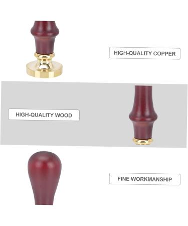 Healeved 1pc Dispensing Plate Tool Eye Shadow Pressure Stamper Blush Stamper Eyeshadow Stamper Wooden Handle 1 count (Pack of 1) Brown - Buy Online on GoSupps.com