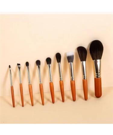 Set of 9 Portable Mini Makeup Brushes | Super Soft Travel Cosmetic Tools for Flawless Application - Buy Online on GoSupps.com