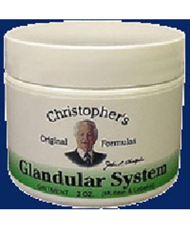 Christopher s Original Formulas Glandular System Ointment 2 oz Synergistic Herbal Blend for Glandular Support Made in The USA - Pack of 4 2 Ounce (Pack of 4)