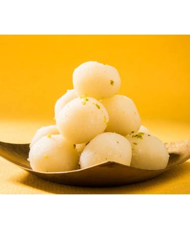 Rasgulla Fusion and Evolution 5 pcs Indian Traditional Sweet Best Gift For All Occasions Raksha Bandhan Rakhi Marriage Diwali Holi Ganesh Chaturthi Festival Treat For Family & Friend