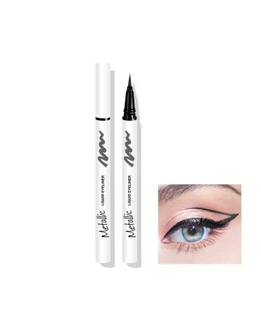 LXZJJM Professional Pearlescent Glitter Liquid Eyeliner - Long-Lasting Waterproof Cruelty-Free and Vegan Smooth and Easy to Apply (02 0.7g/0.025OZ)