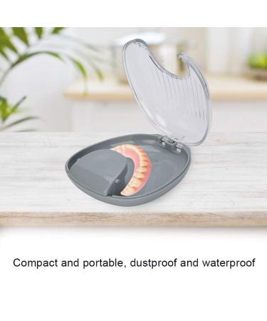 Buy Orthodontic Retainer Case | Portable Waterproof Mouthpiece Box for Travel | Gray | Ideal for Men & Women - Buy Online on GoSupps.com